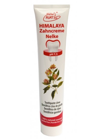 Dentífrico clavo hinojo canela y sal del Himalaya Natur Hurtig 75 ml - Imagen 1
