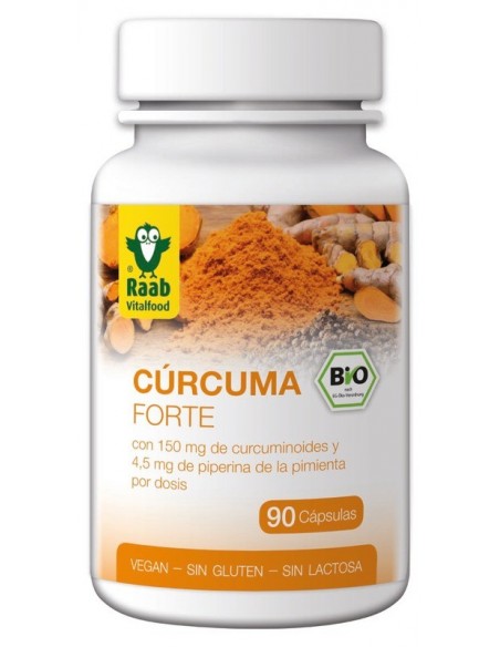 Imagen 1 - Cúrcuma extracto Raab cápsulas 500 mg bote 90 uds Cúrcuma extracto Raab cápsulas 500 mg bote 90 uds - Imagen 1