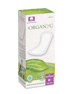 Salvaslip 100% algodón orgánico Organyc 24 uds