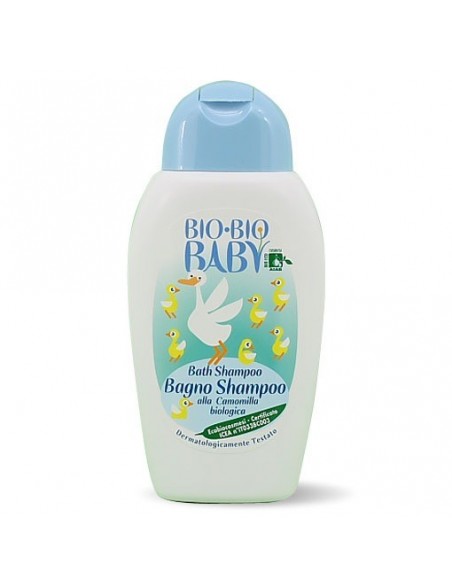 Champú/gel baño con camomila BioBio Baby 250 ml - Imagen 1