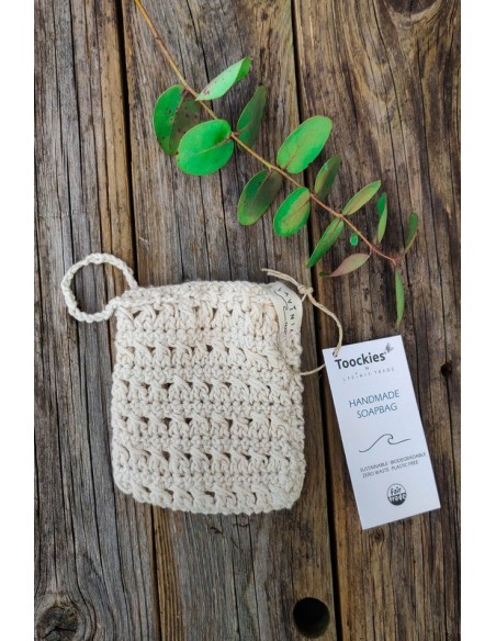 Tookies  Saquito de jabón de algodón ecológico - Imagen 1
