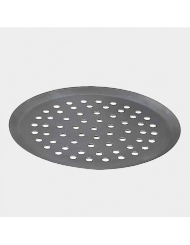 Imagen 1 - Molde redondo perforado pizza, hierro azul, 28cm Molde redondo perforado pizza, hierro azul, 28cm - Imagen 1
