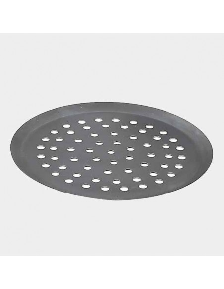 Imagen 1 - Molde redondo perforado pizza, hierro azul, 28cm Molde redondo perforado pizza, hierro azul, 28cm - Imagen 1