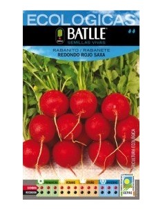 Semillas Rabanito redondo rojo Saxa