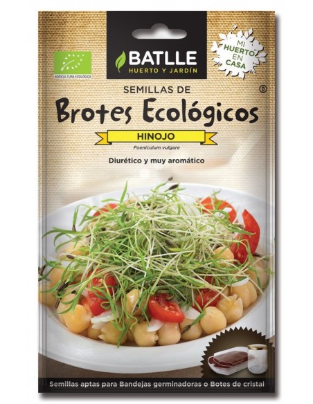 Brotes hinojo para germinar sobres - Imagen 1