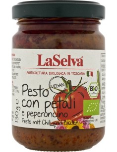 Pesto con chili y flores - 'Pesto petali e peperoncino',...
