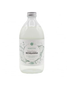 Enjuague bucal botella de cristal 500 ml