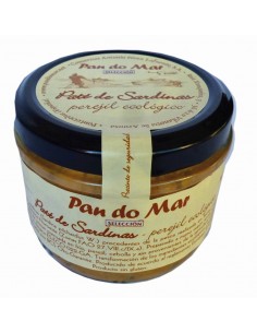 Paté de sardina con perejil ecológico, 125g neto