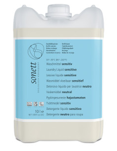 Detergente líquido ropa sensitiv Sonett 10L