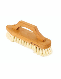 Cepillo de fregar suelo y ropa con mango Redecker madera de haya y fibre 22 cm