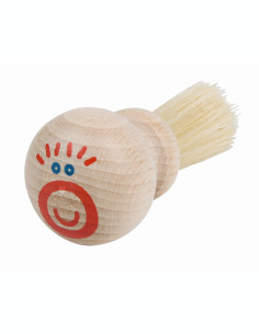 Cepillo de pintar para niños Redecker madera de haya y cerda natural ø 3