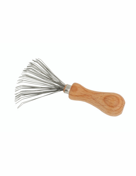 Cepillo limpiador de peines y cepillos Redecker madera de haya y metal 7 - Imagen 1