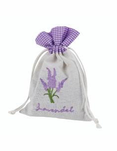 Flores de lavanda contra polillas para el armario Redecker bolsa de lino 25 g