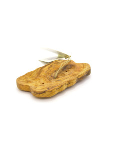 Jabonera de madera de olivo Anaé 2