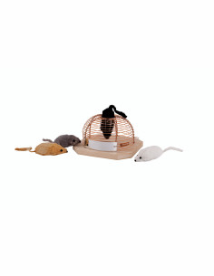 Ratonera de captura sin matar Redecker madera de haya y metal ø 13 cm