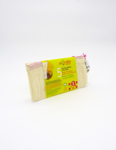 Bolsas de algodón ecológico GOTS para productos a granel AhTable pack