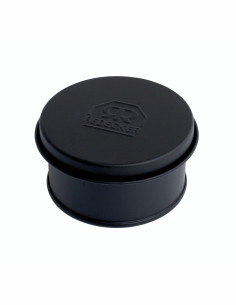 Jabonera de metal con tapa Redecker negro 2