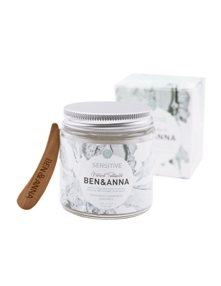 Caja de 54 x Dentífrico Sensitive tarrito de cristal 100 ml - Imagen 1