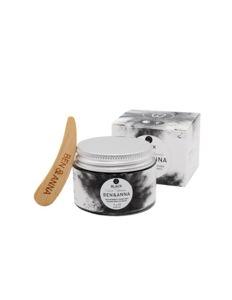 Caja de 140 x Dentífrico en polvo carbono activo tarrito de cristal 15 g - Imagen 1