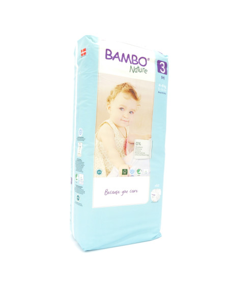 Imagen 1 - Pañales Bambo Nature Normal Talla 3 52 Uds. Pañales Bambo Nature Normal Talla 3 52 Uds. - Imagen 1