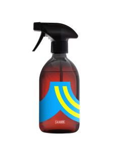 Botella spray de PET reciclado "You don´t have to be a Hippie to be Naiked" Naiked 500 ml