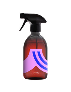 Botella spray de PET reciclado "You don´t have to be a Hippie to be Naiked" Naiked 500 ml 2