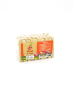 Pinzas de la ropa Ecodis 50 uds