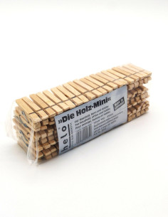 Pinzas mini madera haya PEFC Helo 45mm 100 uds