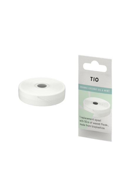 Recarga Hilo dental vegano con aceite de coco TIO 50 m - Imagen 1