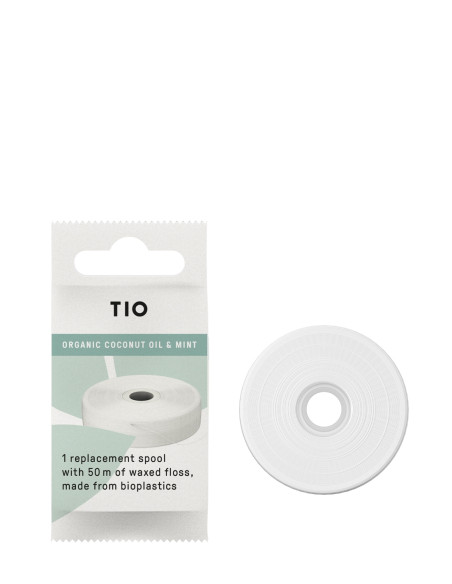 Recarga Hilo dental vegano con aceite de coco TIO 50 m - Imagen 3
