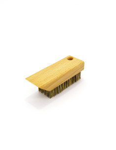 Cepillo para botas de montaña madera haya FSC Waldkraft cerda vegetal y natural 2
