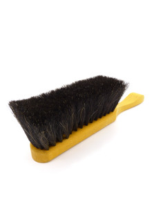 Cepillo de mano madera de haya FSC Waldkraft crin de caballo negro 30 cm 2