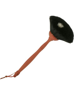 Plumero pequeño, negro, 34 cm