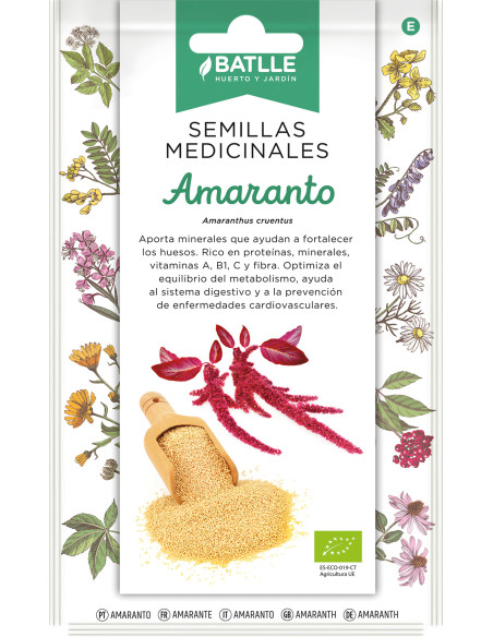 Semillas Amaranto Rojo Eco Batlle 0,2 g - Imagen 1