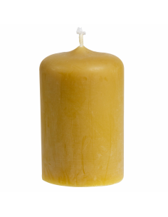 Vela de cera cilíndrica mediana 175 gr, caja de 6 uds