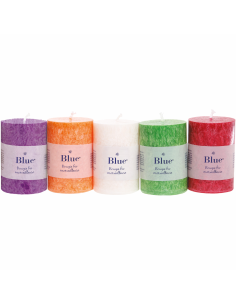 Velas estearina pequeña colores variados, 56 x 80 mm 174...