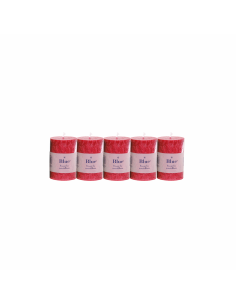 Velas cilíndrica pequeña color rojo, 56 x 80mm  174 gr,...