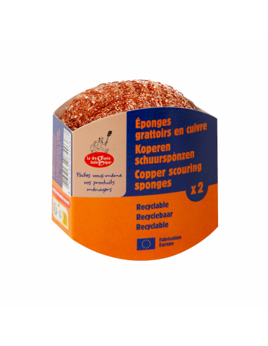 Estropajo de cobre, 2 uds de 20 gr - Imagen 1